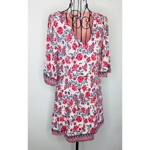 Floral dress. Super cute sleeve detail.